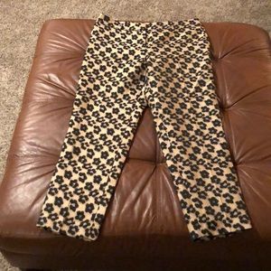 NWT leopard print ankle pants.